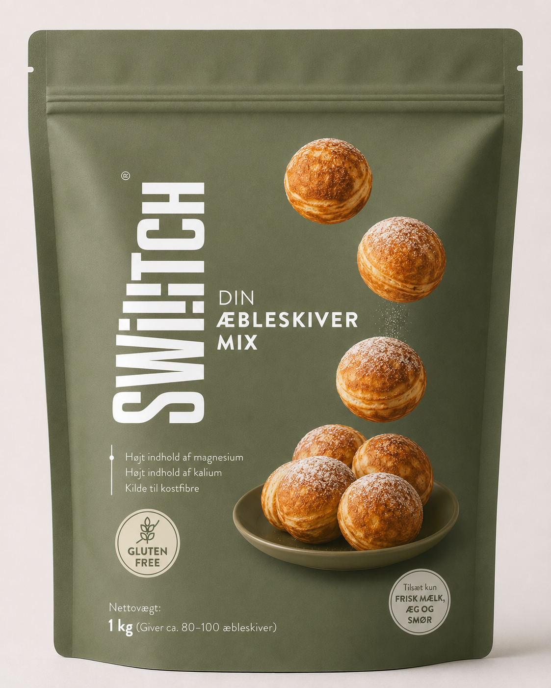Swiiitch® Din Glutenfri æbleskiver Mix