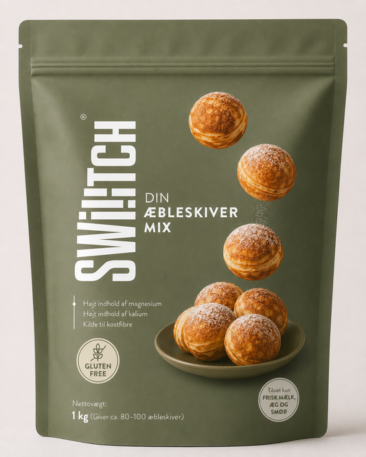 Swiiitch® Din Glutenfri æbleskiver Mix